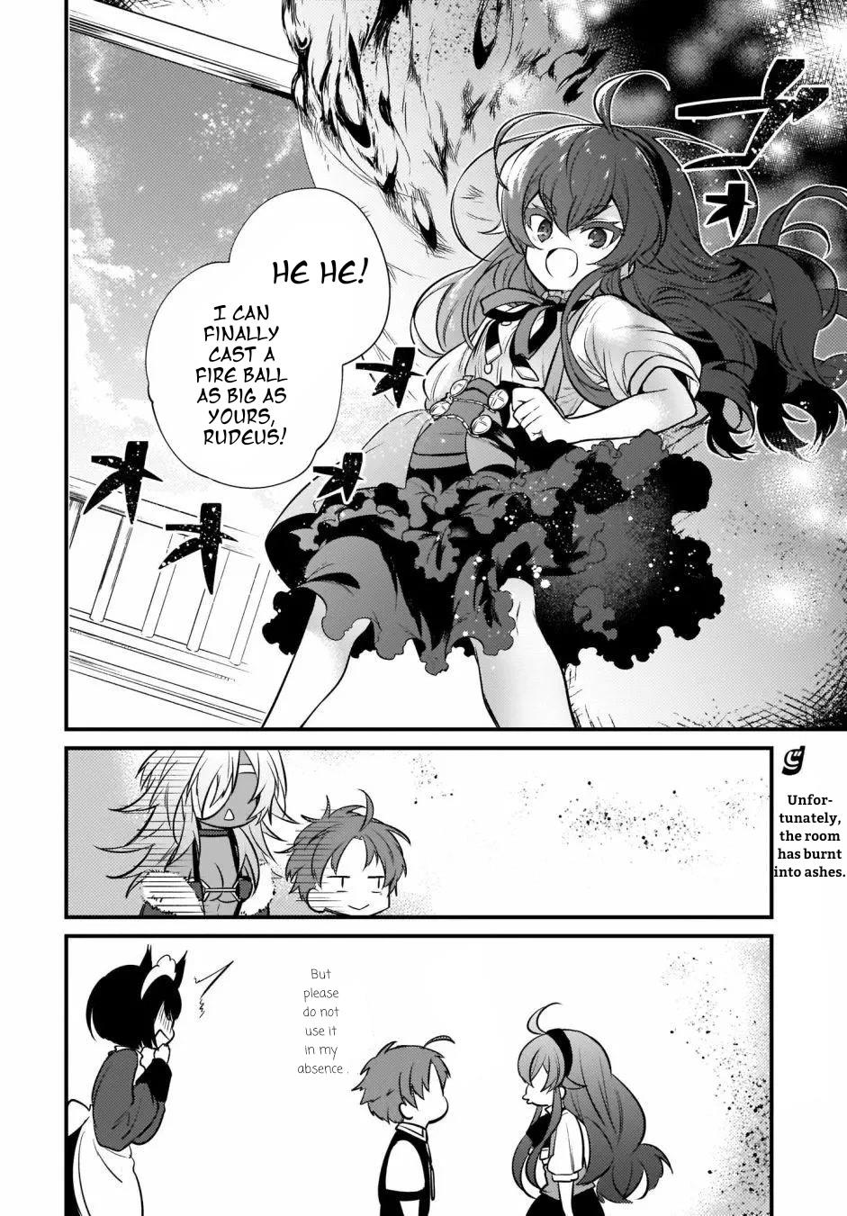 MUSHOKU TENSEI: EVEN IF IT'S A 4-KOMA, I'LL GET SERIOUS chapter-9 Page 15