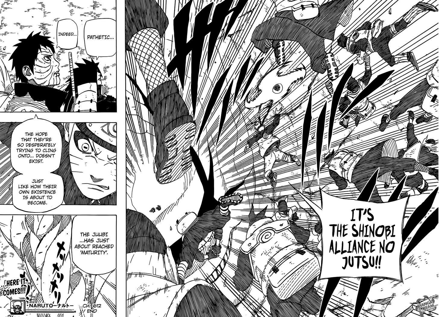 Vol.64 Chapter 612 – Allied Shinobi Forces Technique!! | 16 page