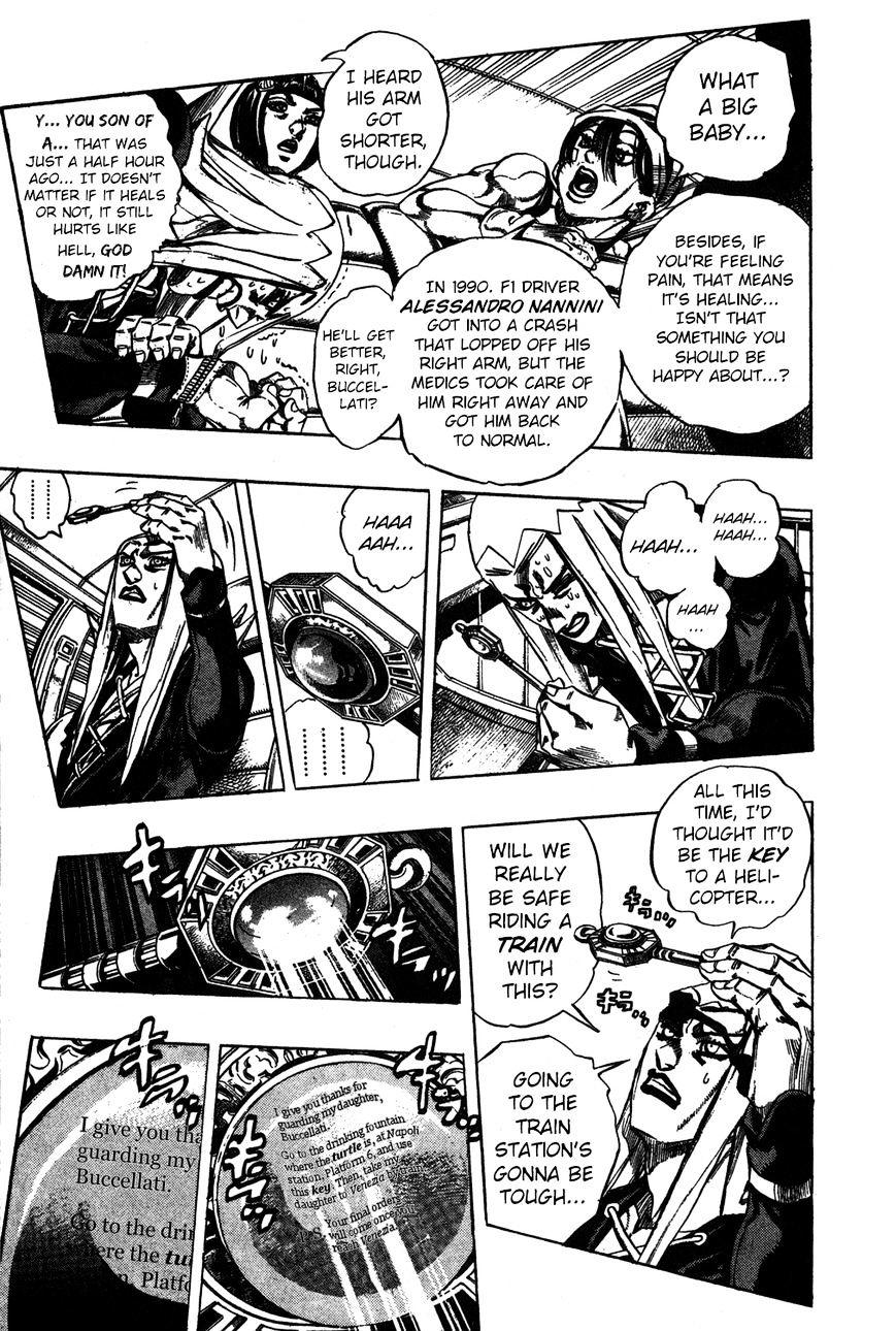 Jojo's Bizarre Adventure Vol.52 Chapter 486 : The Firenze-Bound Super Express - Part 1 page 4 - 