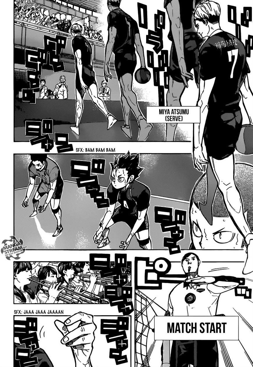 Haikyuu!!, Chapter 249 - Cacophony and Silence - Haikyuu!! Manga Online