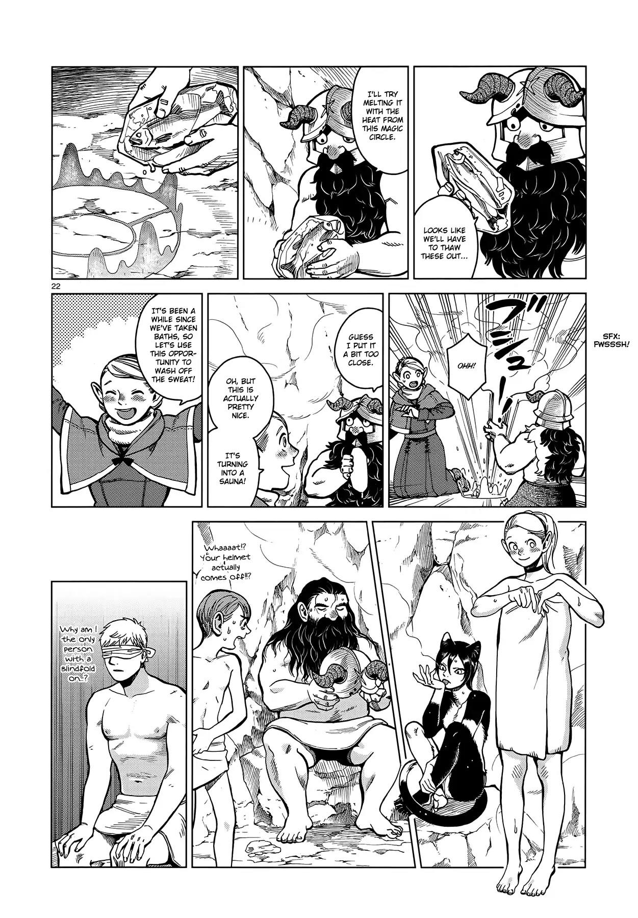 Dungeon Meshi Chapter 43: Ice Golem page 22 - Mangakakalot