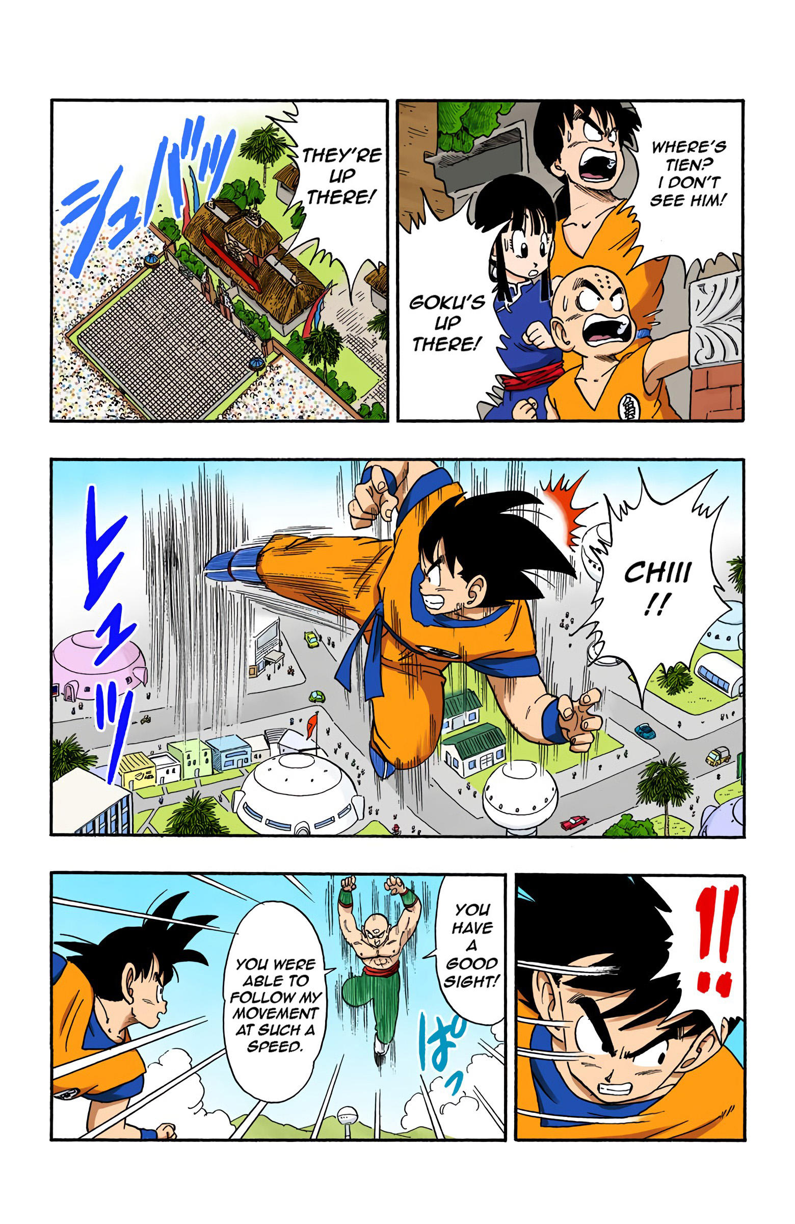 Dragon Ball - Full Color Edition Vol.15 Chapter 177: Goku Vs. Tenshinhan, Part 2 page 4 - Mangakakalot