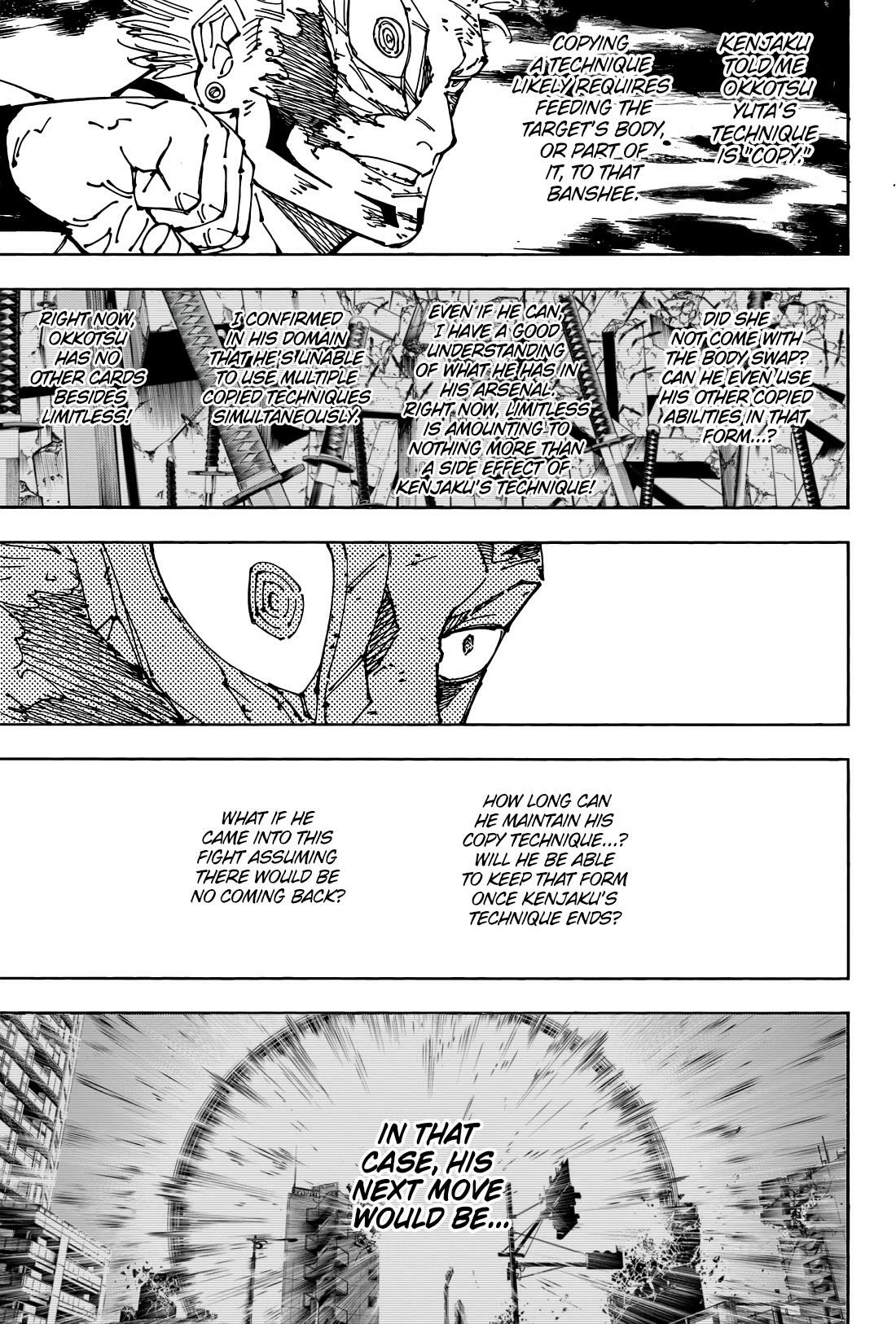 Jujutsu Kaisen Chapter 262.5: The Decisive Battle In The Uninhabited, Demon-Infested Shinjuku ㉞ page 8 - kaisenjujutsu.com