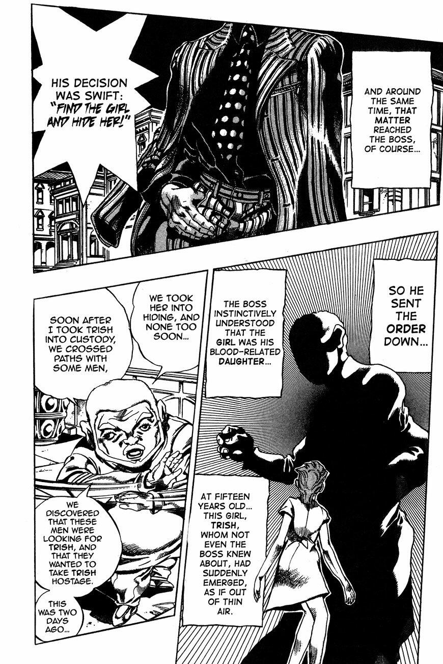 Jojo's Bizarre Adventure Vol.50 Chapter 469 : Officer Buccellati; First Orders From The Boss page 10 - 