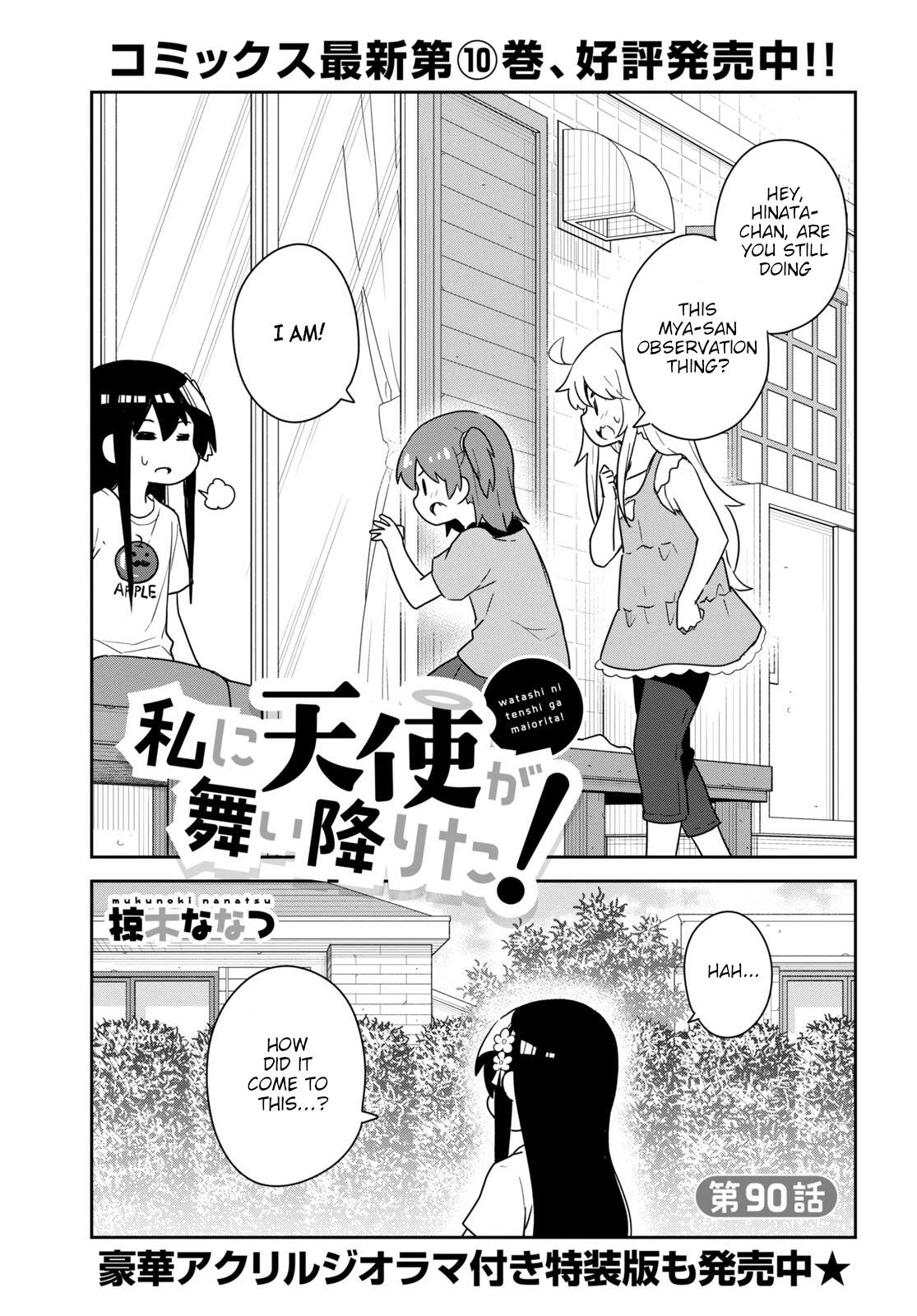 Read Watashi Ni Tenshi Ga Maiorita! Chapter 90 - Manganelo