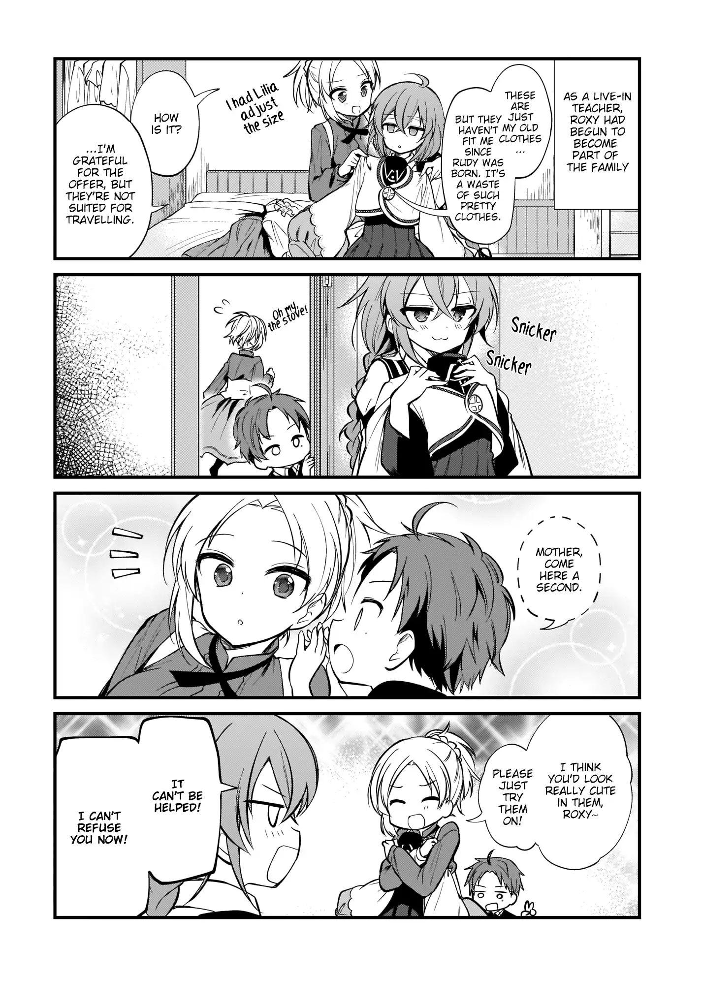 MUSHOKU TENSEI: EVEN IF IT'S A 4-KOMA, I'LL GET SERIOUS chapter-1 Page 14