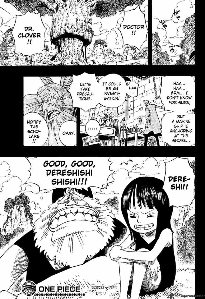 One Piece Chapter 392 : Dereshi page 19 - Mangakakalot