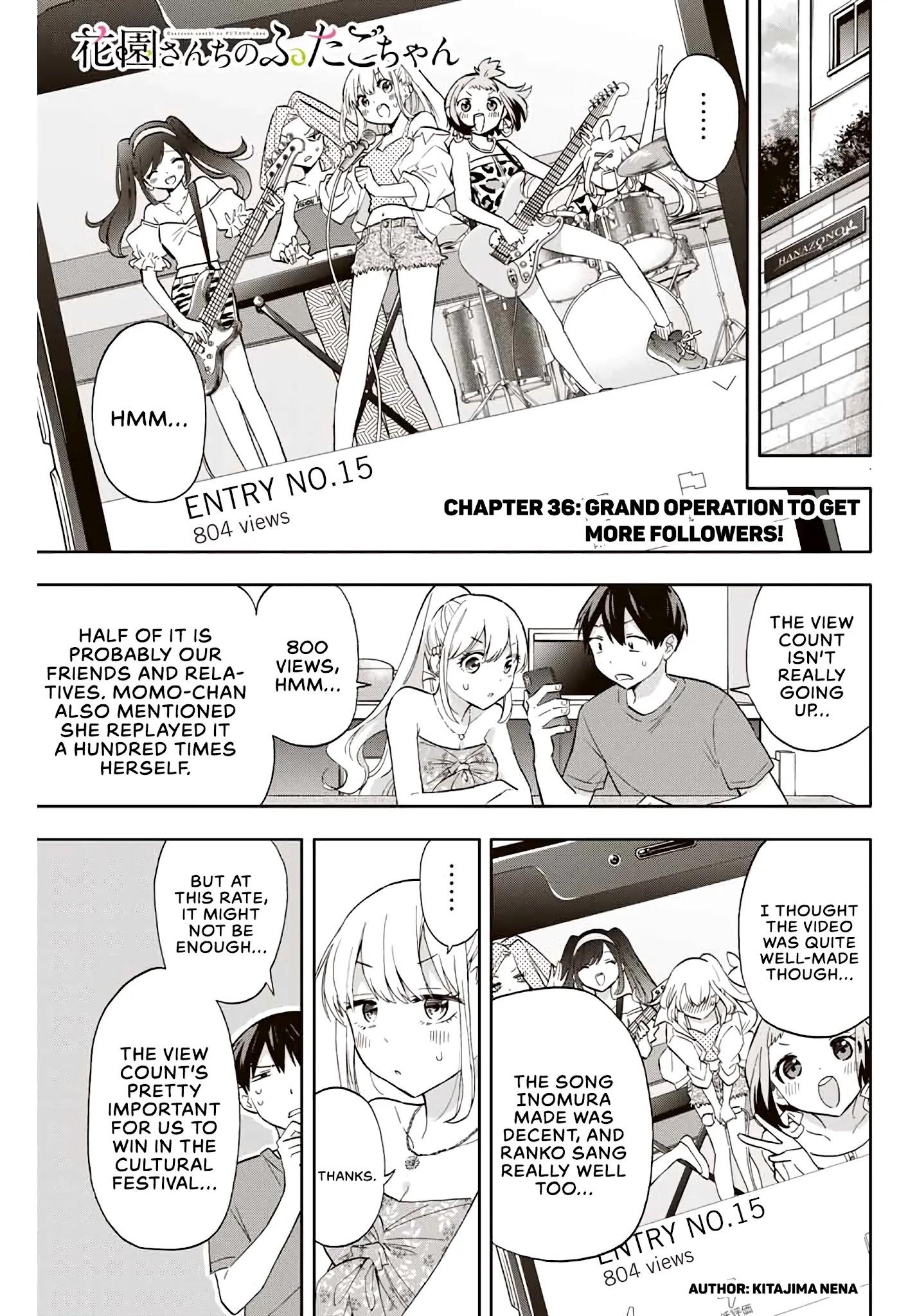 Hanazono Twins Chapter 36: Grand Operation To Get More Followers! page 1 - Mangakakalots.com