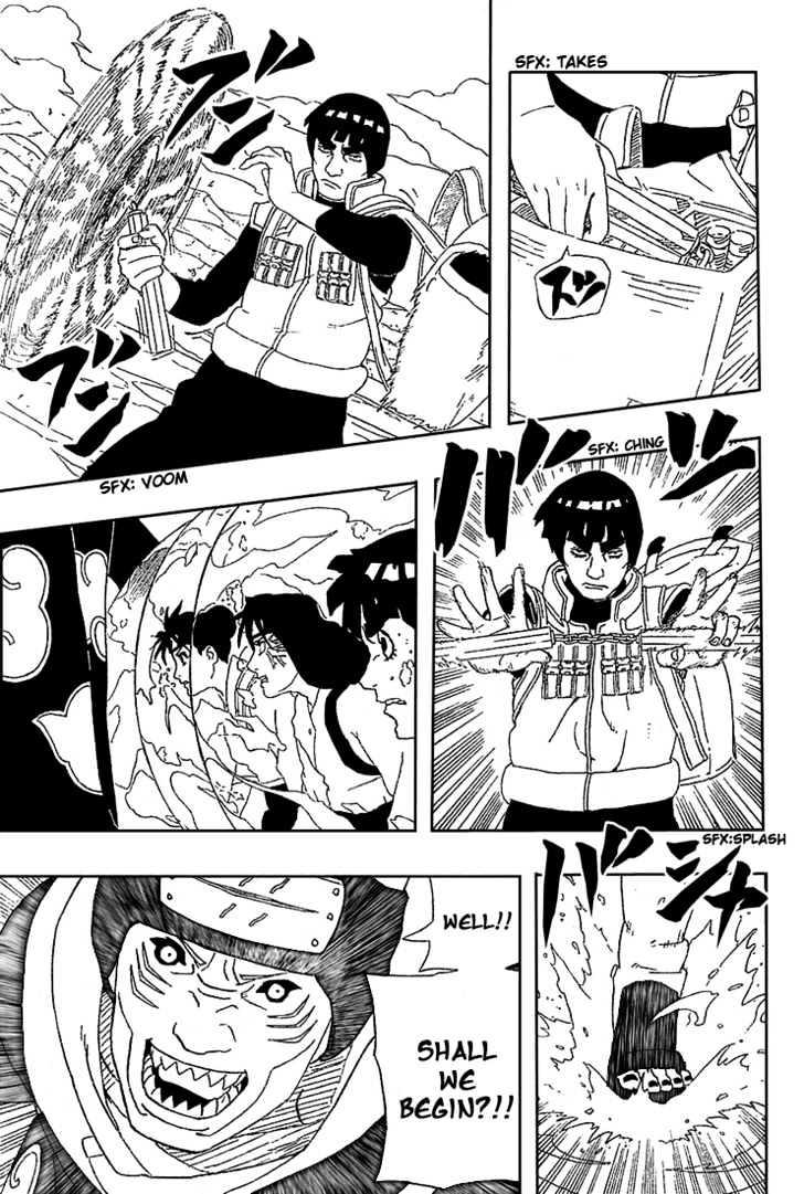 Vol.29 Chapter 258 – Guy vs. Kisame!! | 4 page