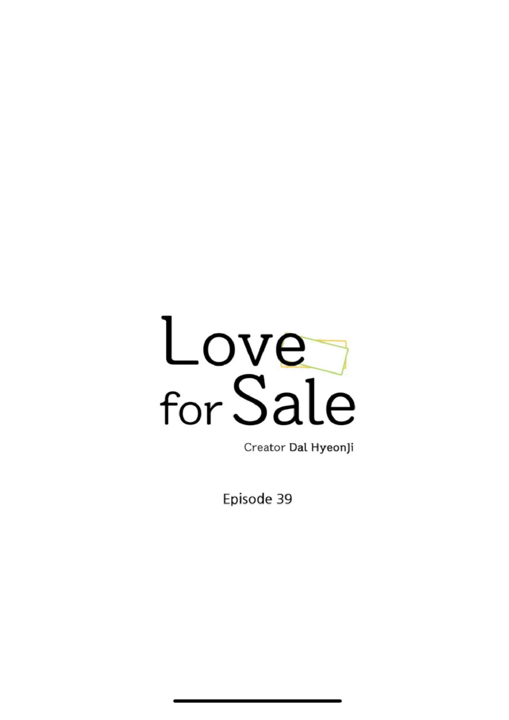 Love For Sale Chapter 39  