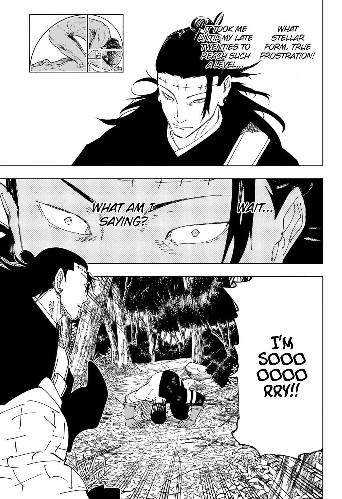 Jujutsu Kaisen Chapter 241: Idiot Survivor!! ~Move On Up~ page 18 - Mangakakalot