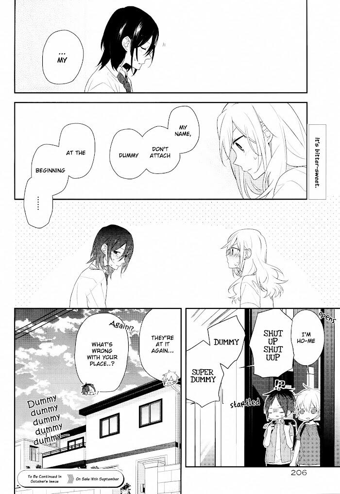 Hori-San To Miyamura-Kun Chapter 25 page 28 - Horimiya Webcomic