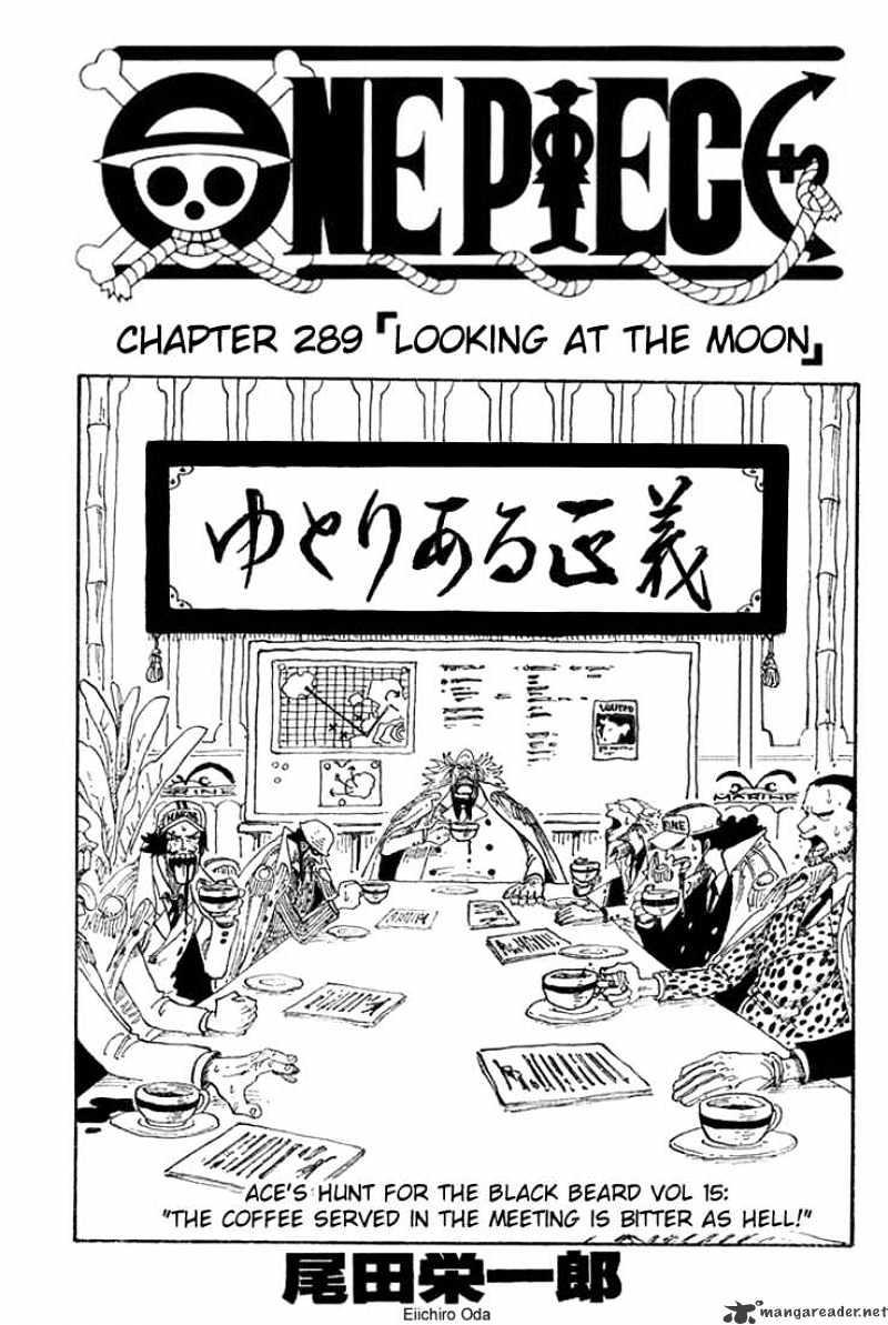 One Piece Chapter 289 : Looking At The Moon page 1 - Mangakakalot