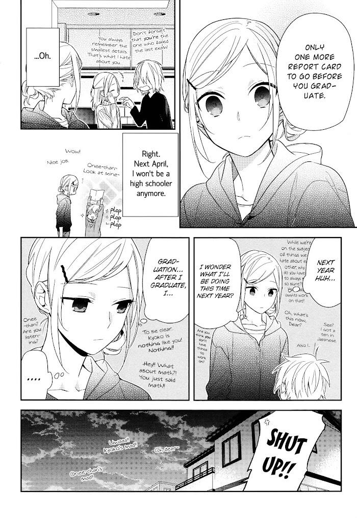 Hori-San To Miyamura-Kun Chapter 63.2 page 12 - Horimiya Webcomic