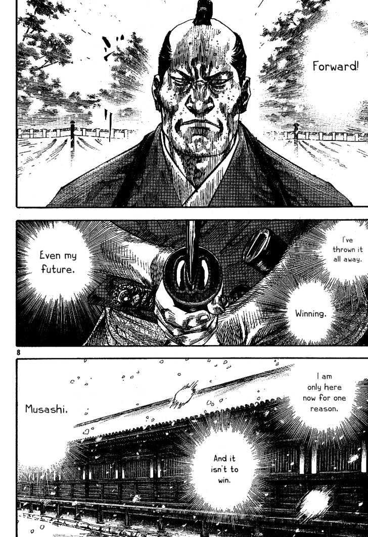 Vagabond Vol.25 Chapter 217 : Denshichiro Advances page 8 - Mangakakalot