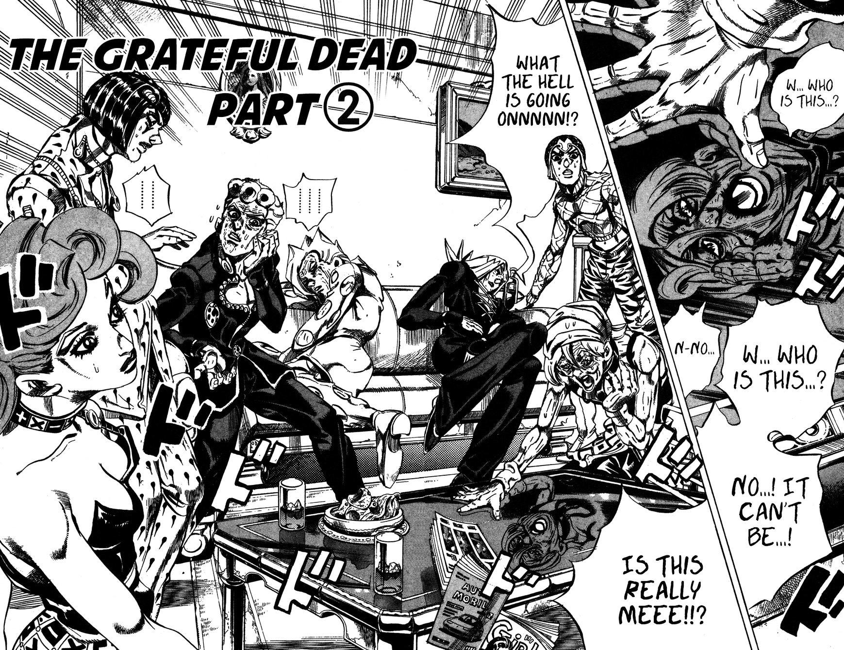 Jojo's Bizarre Adventure Vol.52 Chapter 489 : The Grateful Dead - Part 2 page 3 - 
