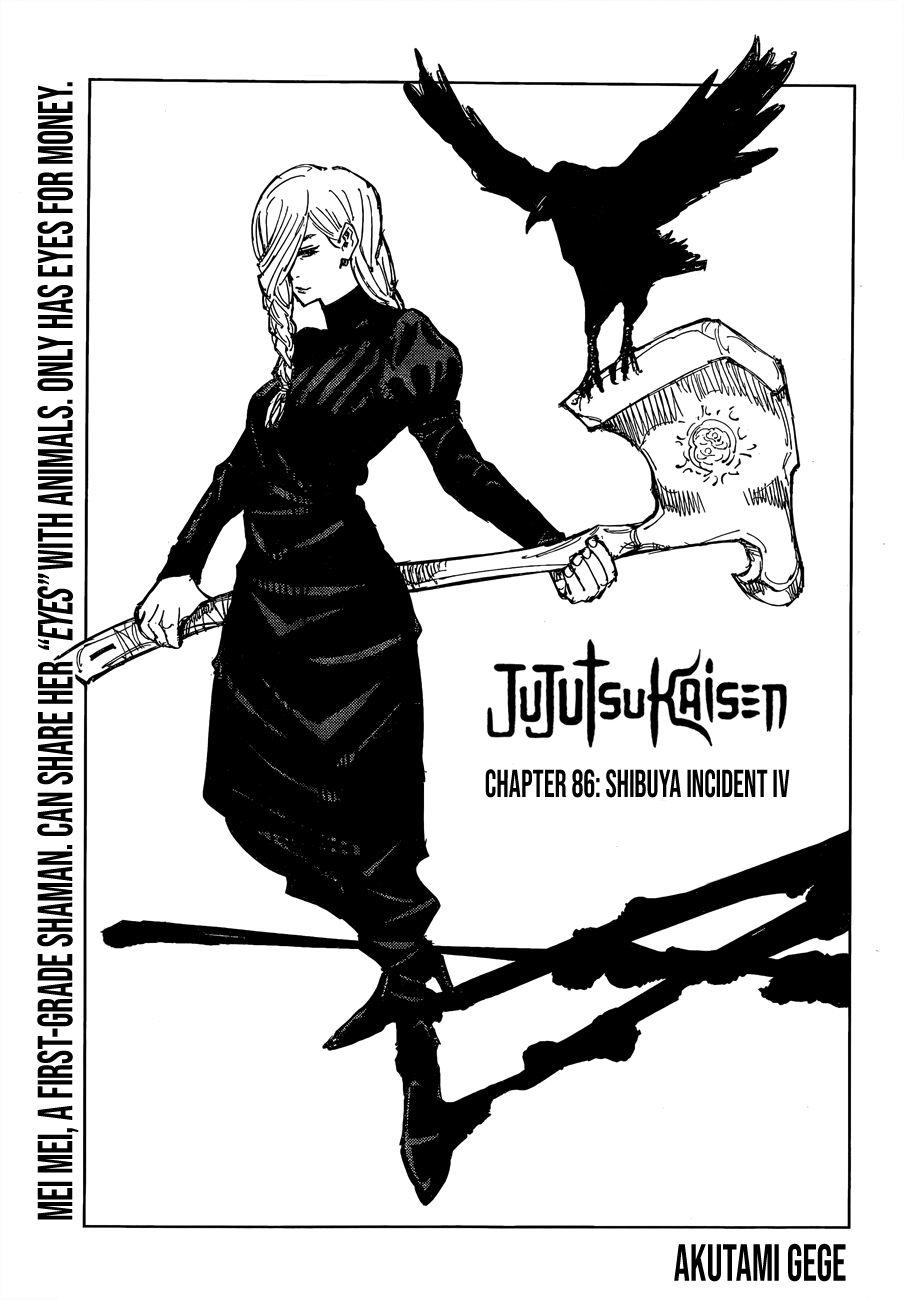 Jujutsu Kaisen Chapter 86: Shibuya Incident Iv page 1 - Mangakakalot