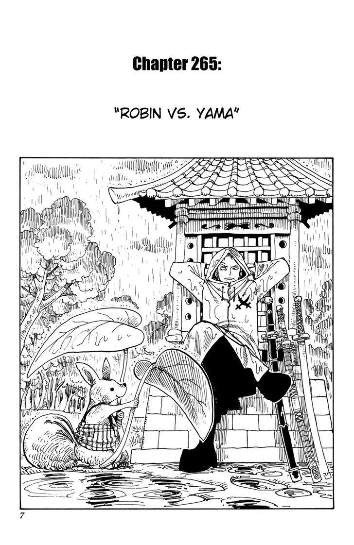 One Piece Vol.29 Chapter 265 : Robin Vs Yama page 6 - Mangakakalot