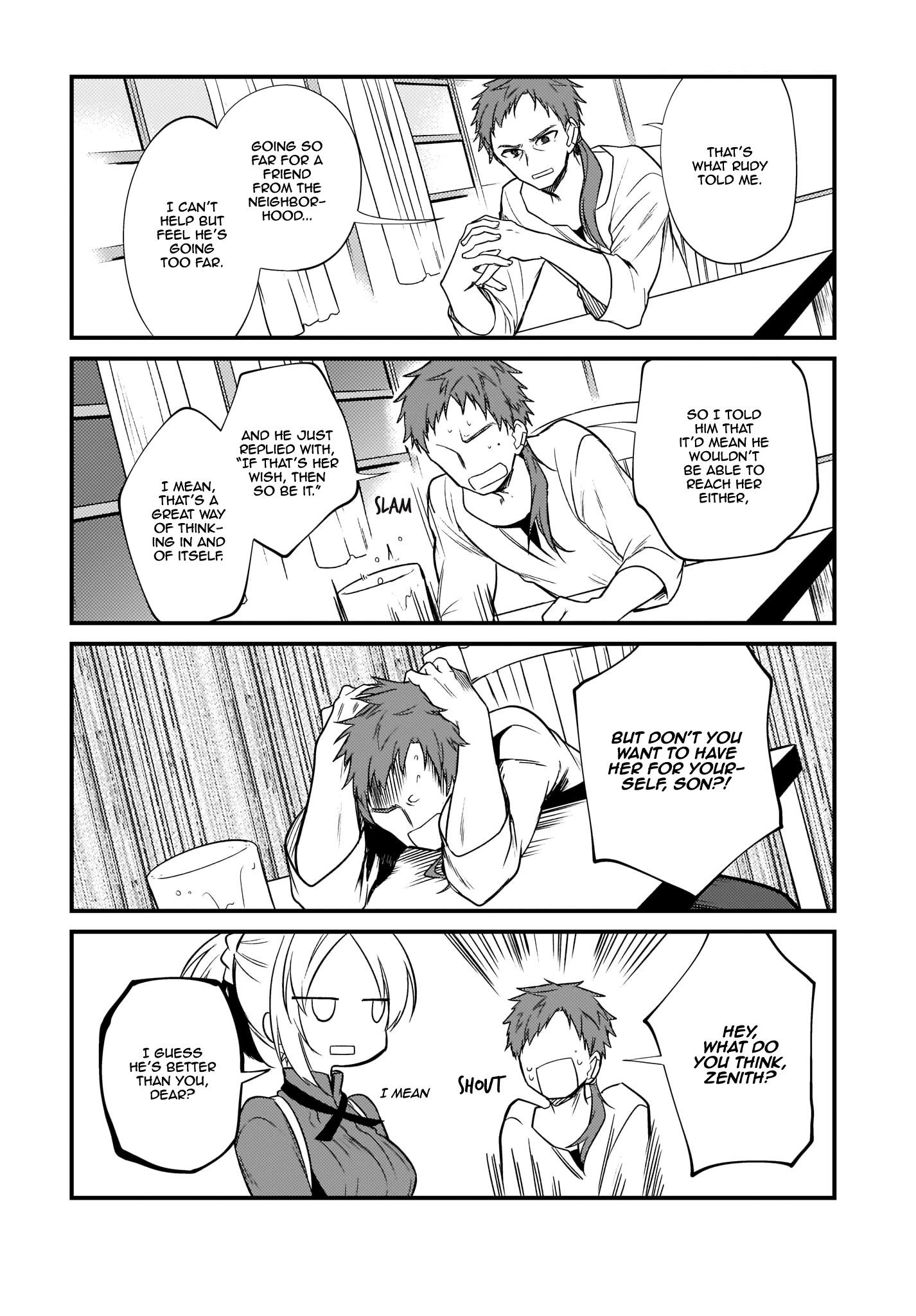 MUSHOKU TENSEI: EVEN IF IT'S A 4-KOMA, I'LL GET SERIOUS chapter-4 Page 12