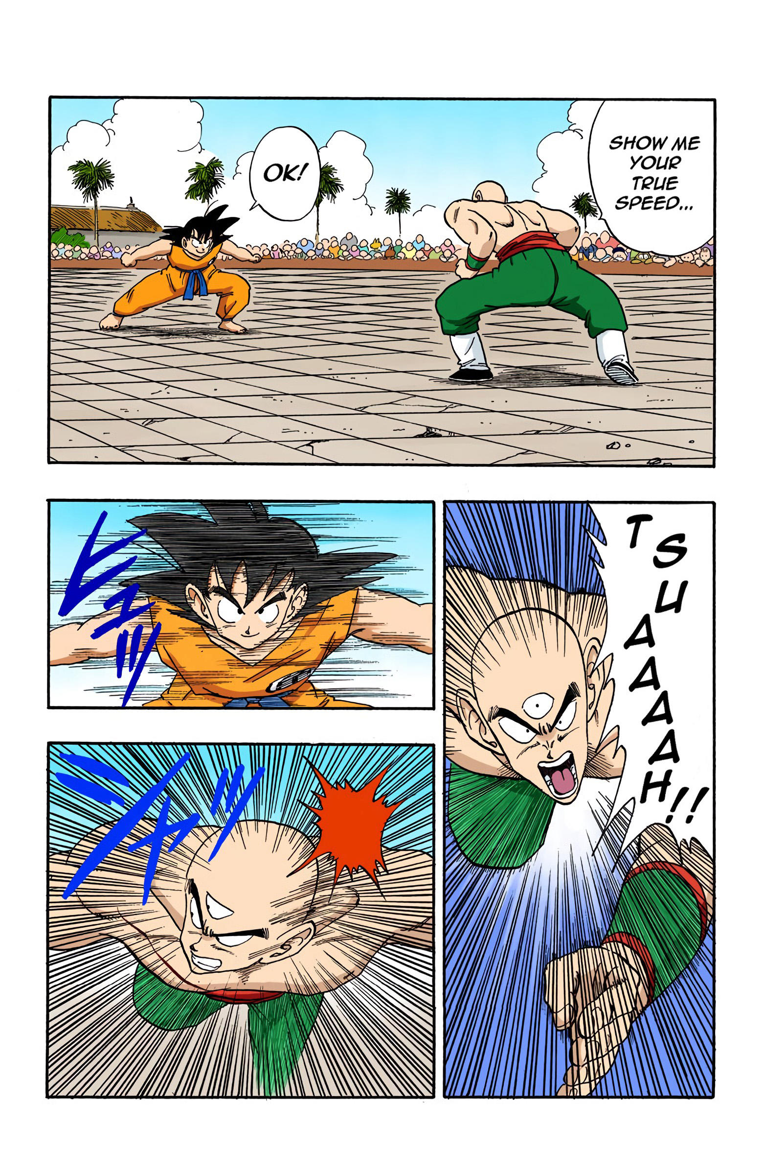Dragon Ball - Full Color Edition Vol.15 Chapter 177: Goku Vs. Tenshinhan, Part 2 page 14 - Mangakakalot