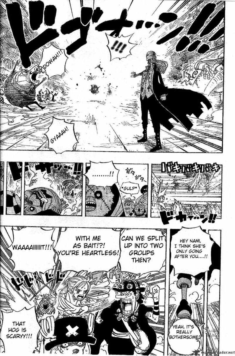 One Piece Chapter 453 : Cloudy With A Small Chance Of Bone page 12 - Mangakakalot
