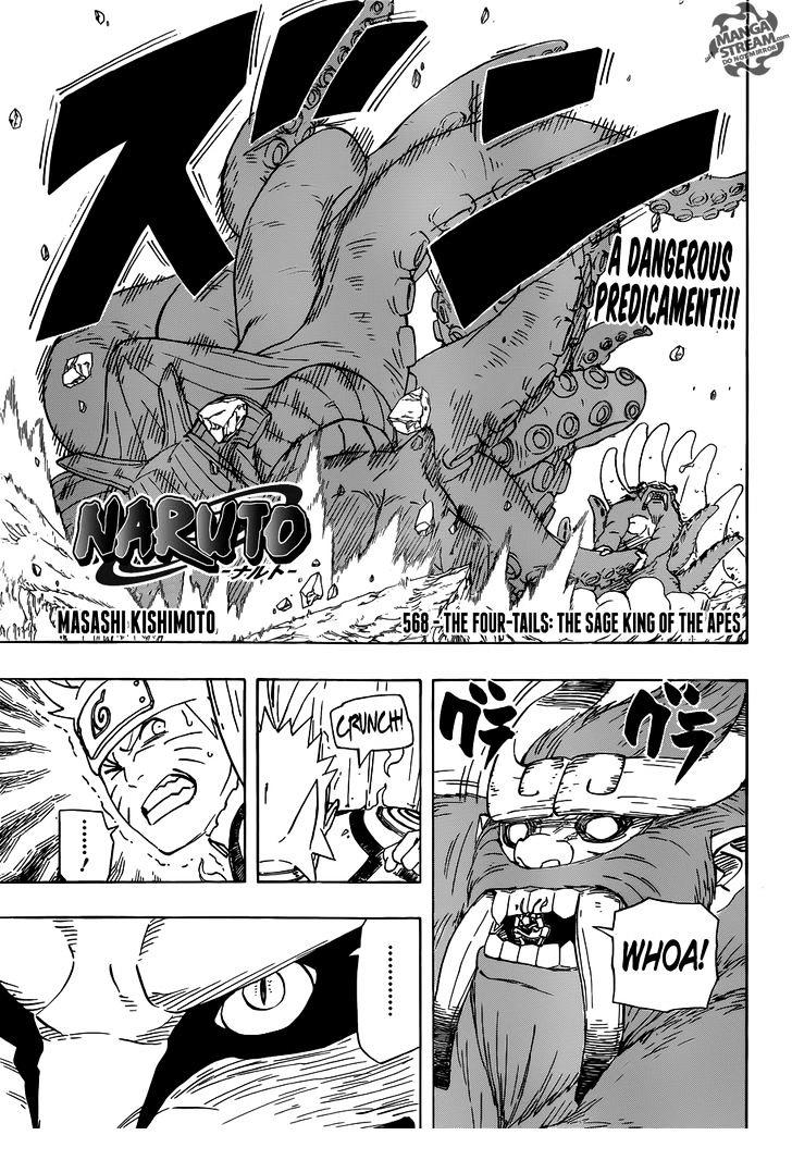 Vol.60 Chapter 568 – The Four- Tails: King of the Sage Monkeys | 1 page