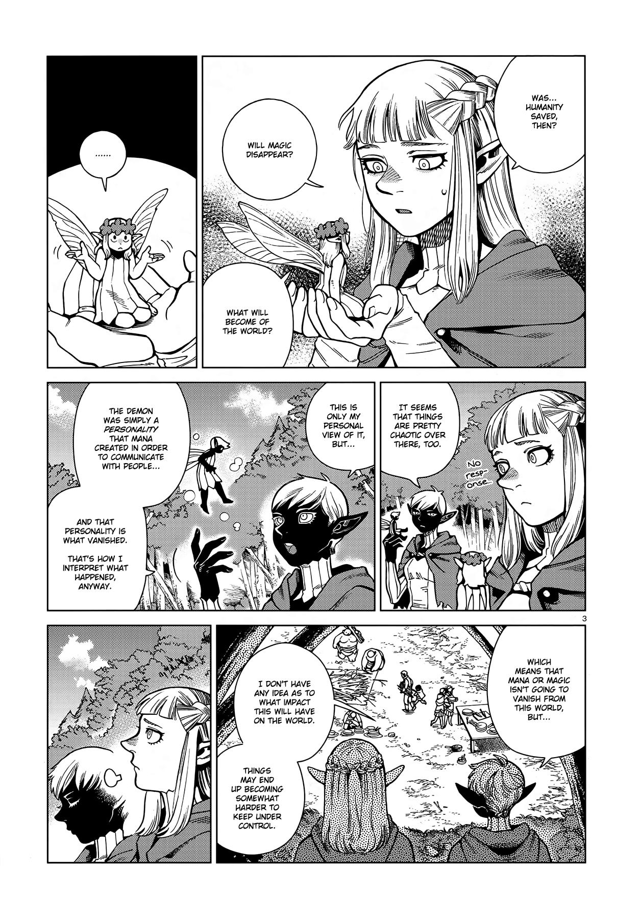 Dungeon Meshi Chapter 94: Falin Ii page 3 - Mangakakalot