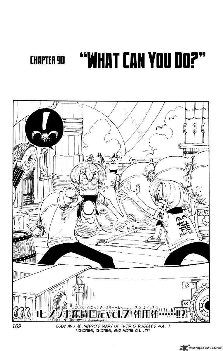 One Piece Chapter 90 : What Can You Do page 1 - Mangakakalot