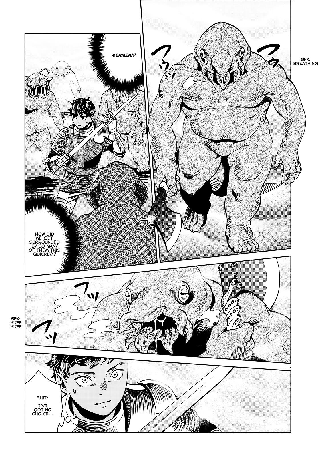 Dungeon Meshi Chapter 32 : Sea Serpent (Part 1) page 7 - Mangakakalot