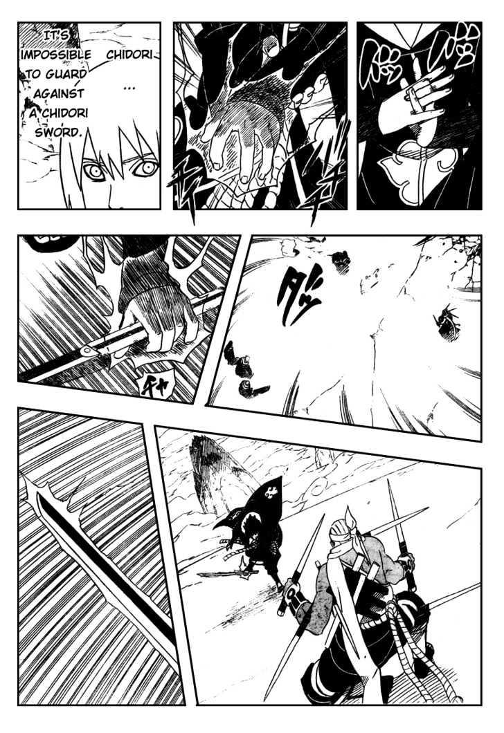 Vol.44 Chapter 411 – The Eight- Tails vs. Sasuke!! | 16 page