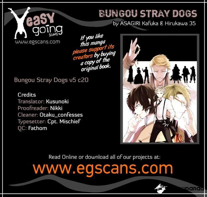 Read Bungou Stray Dogs Chapter 1 : All Human Affairs Are Like Saiou's Tiger  on Mangakakalot