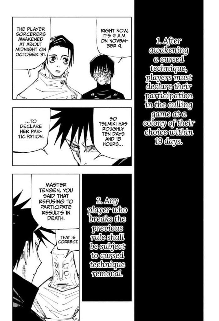 Jujutsu Kaisen Chapter 146: About The Culling Game page 4 - Mangakakalot
