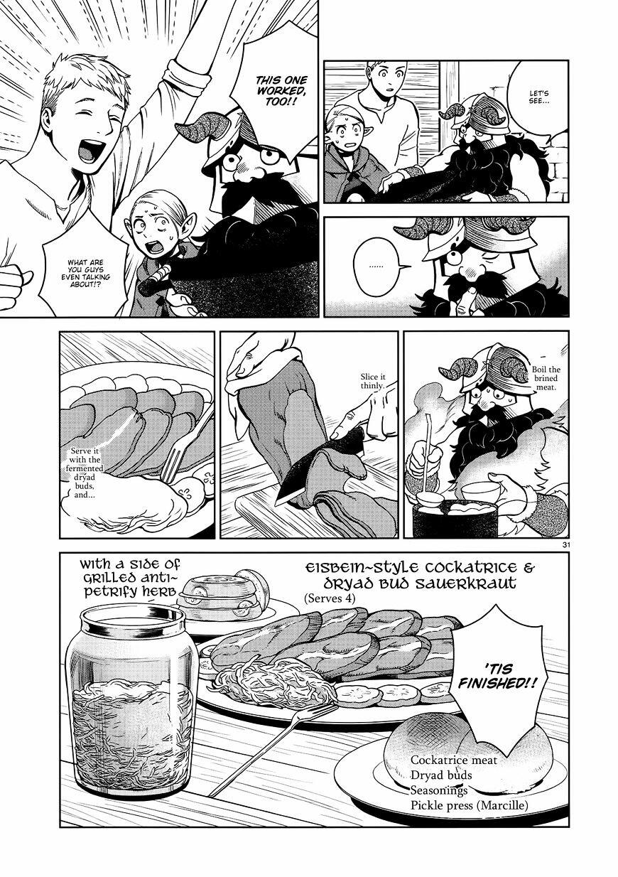 Dungeon Meshi Chapter 34 : Cockatrice page 31 - Mangakakalot