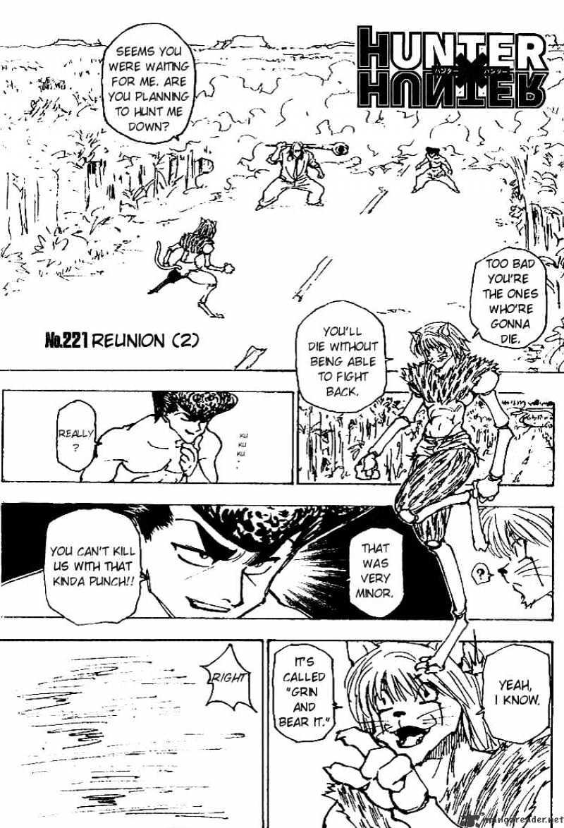 Hunter X Hunter, Chapter 221 - Hunter X Hunter Manga Online