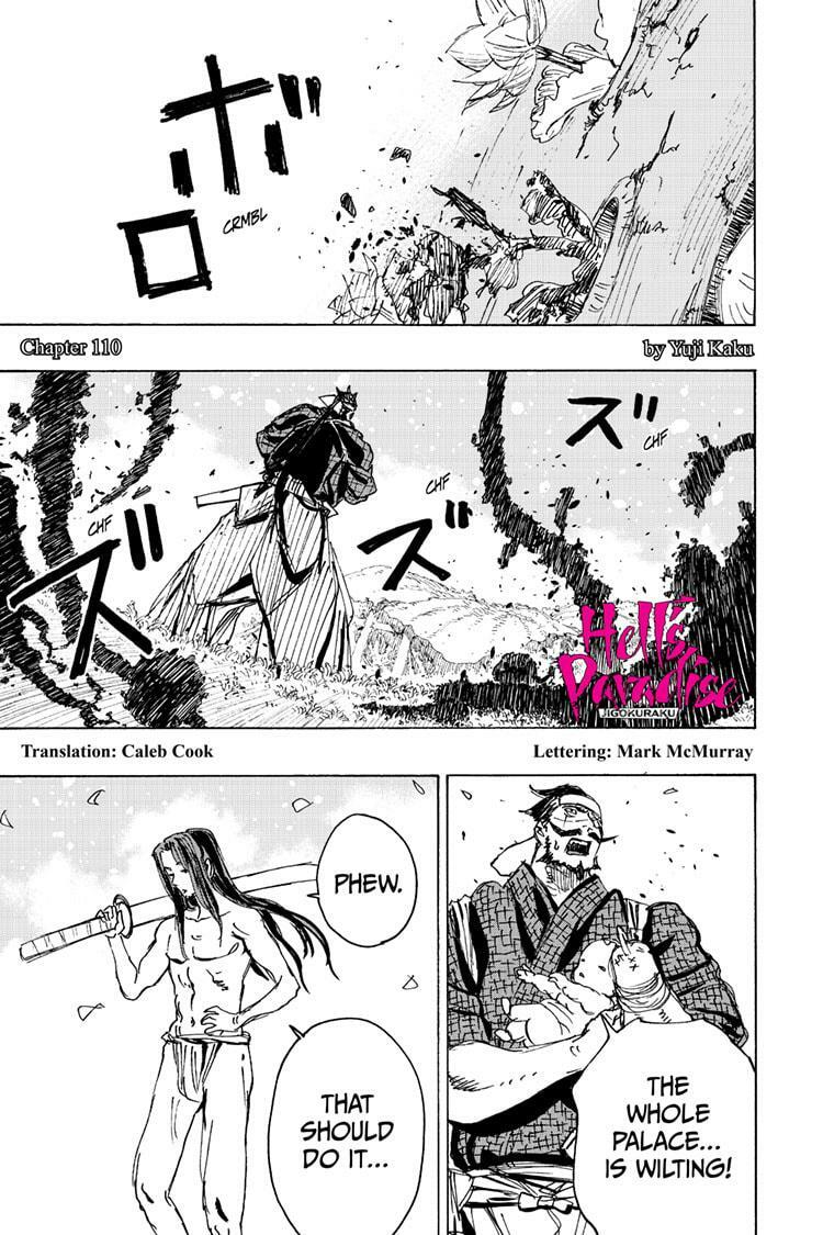 Hell's Paradise: Jigokuraku Chapter 110 page 1 - Mangakakalot