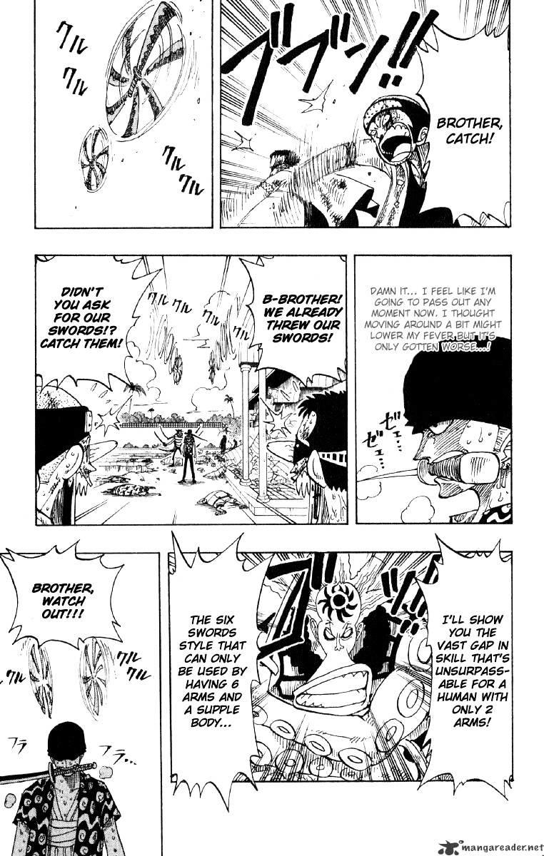 One Piece Chapter 85 : Three Swords Vs Six Swords page 3 - Mangakakalot