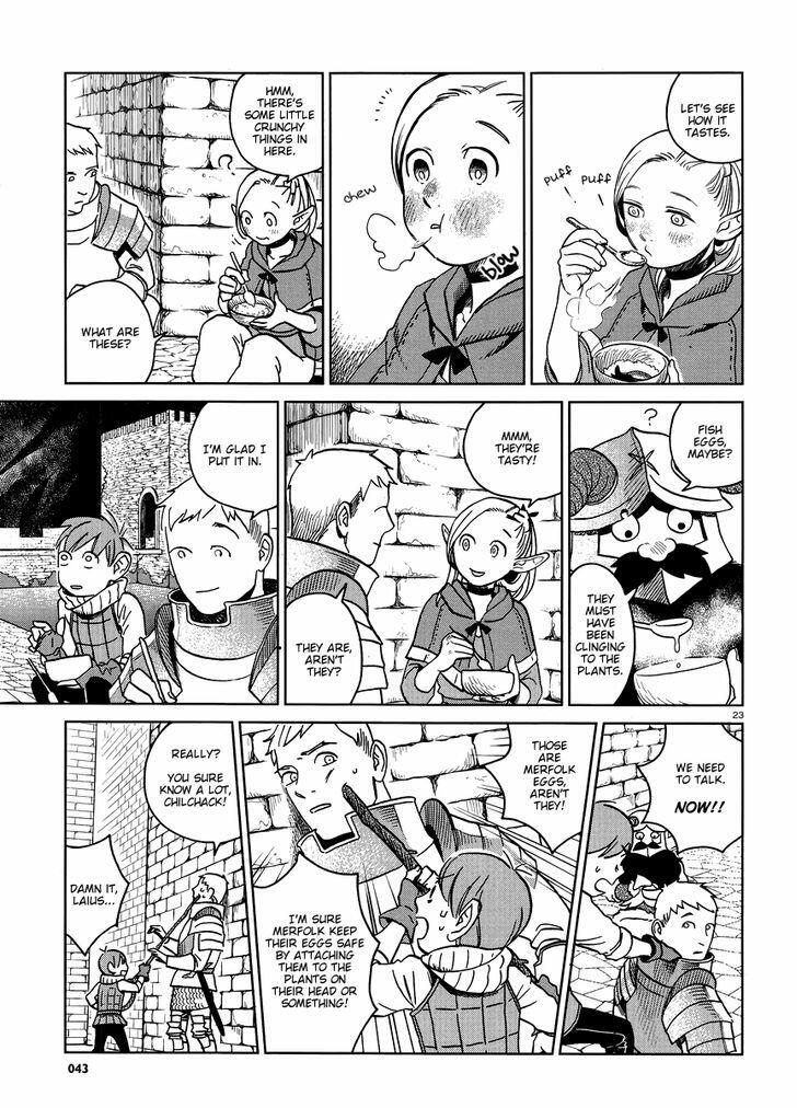 Dungeon Meshi Chapter 15 : Zosui page 23 - Mangakakalot