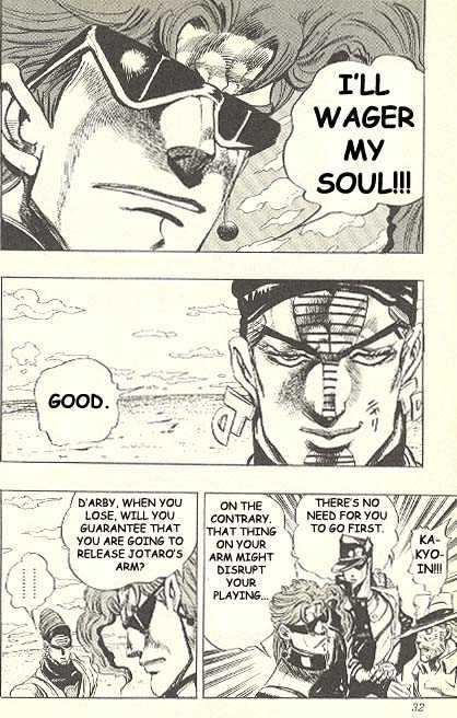 Jojo's Bizarre Adventure Vol.25 Chapter 230 : D'arby The Gamer Pt.4 page 6 - 