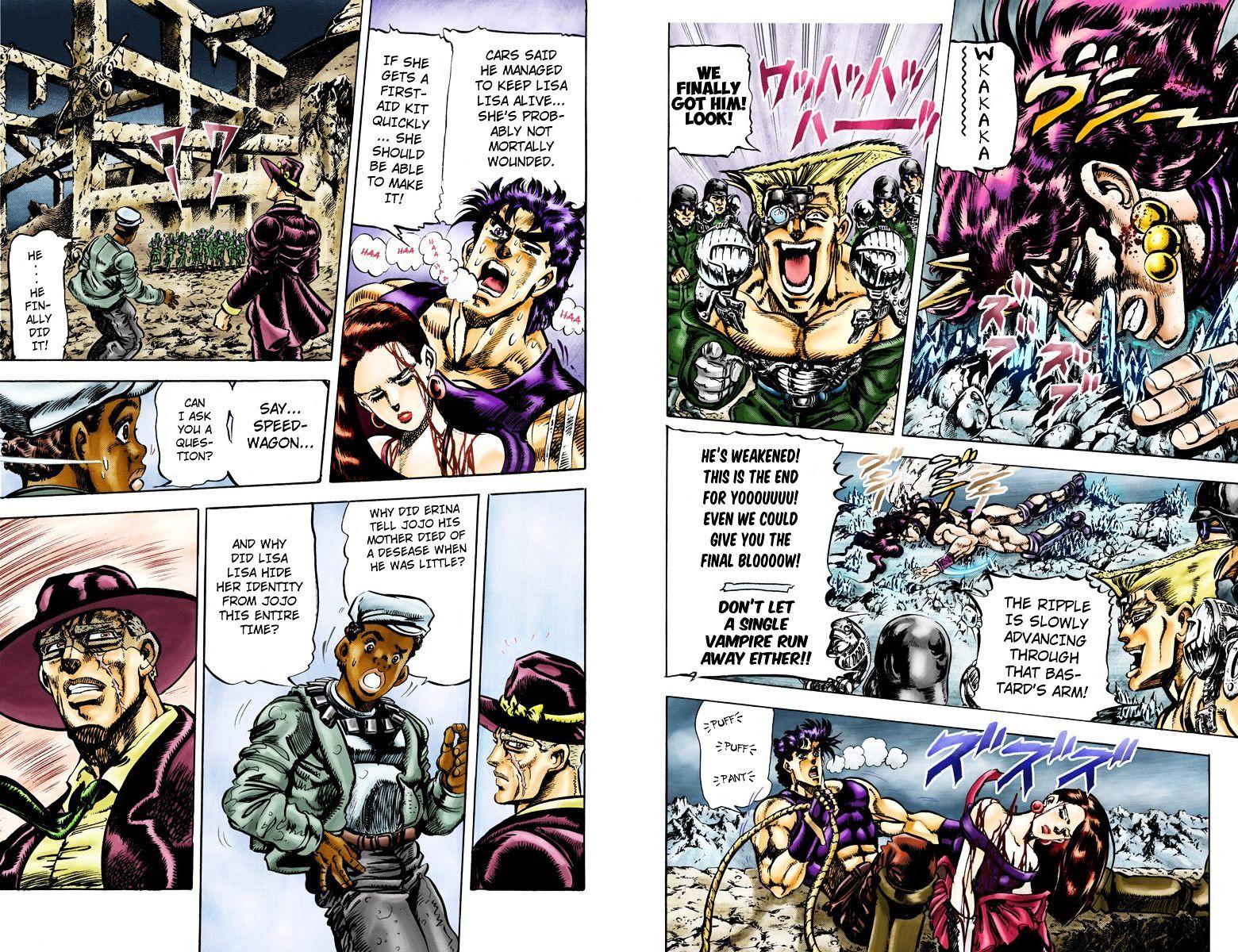 Jojo's Bizarre Adventure Vol.12 Chapter 108 : The Tragedy Of George Joestar (Official Color Scans) page 3 - 