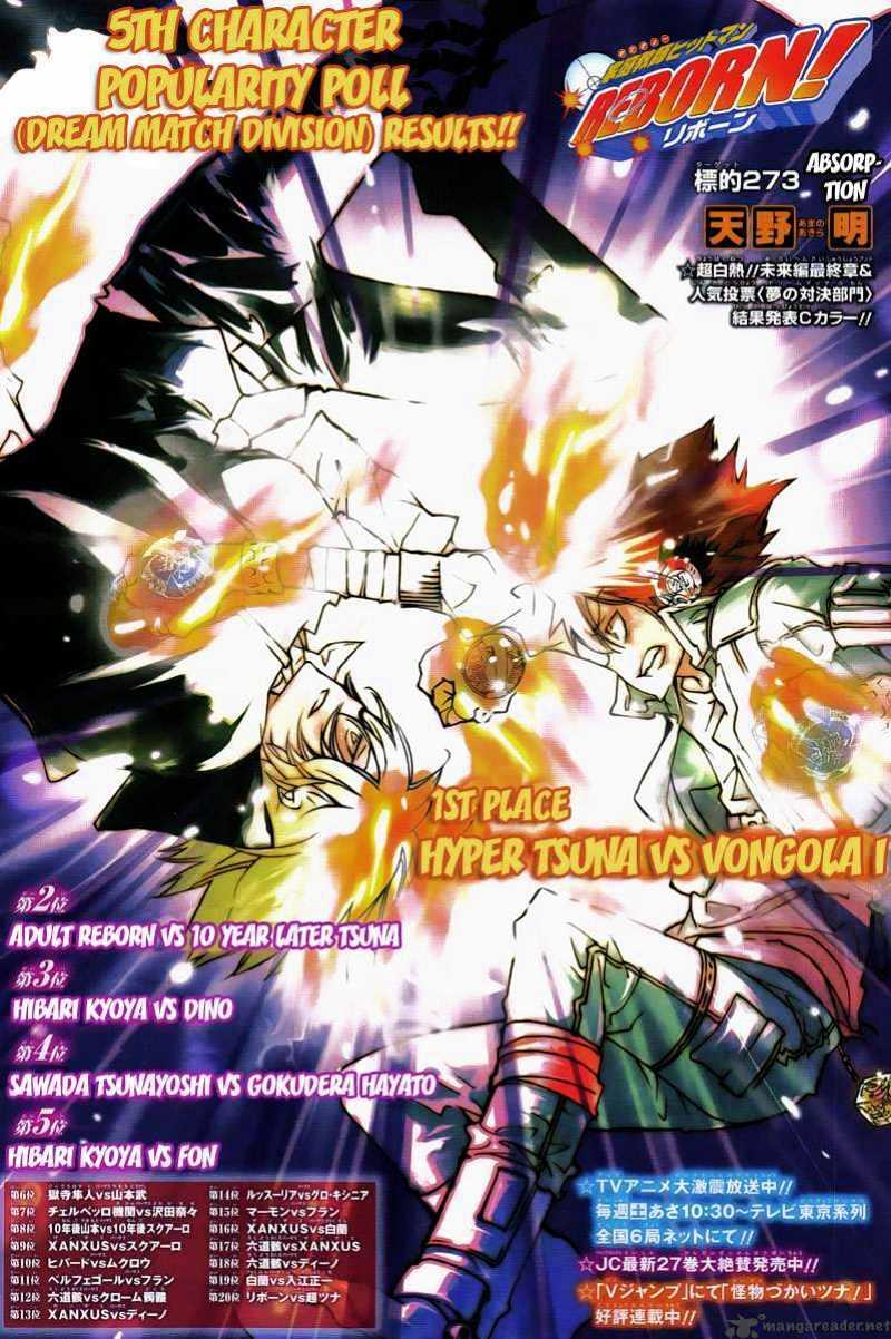 Kateikyoushi Hitman Reborn Chapter 273 The Final Climax Of The Future Mangakakalots Com