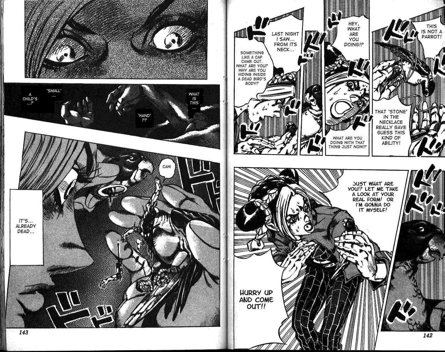 Jojo's Bizarre Adventure Vol.64 Chapter 599 : Prisoner Fe40563: Jolyne Kujo (2) page 10 - 