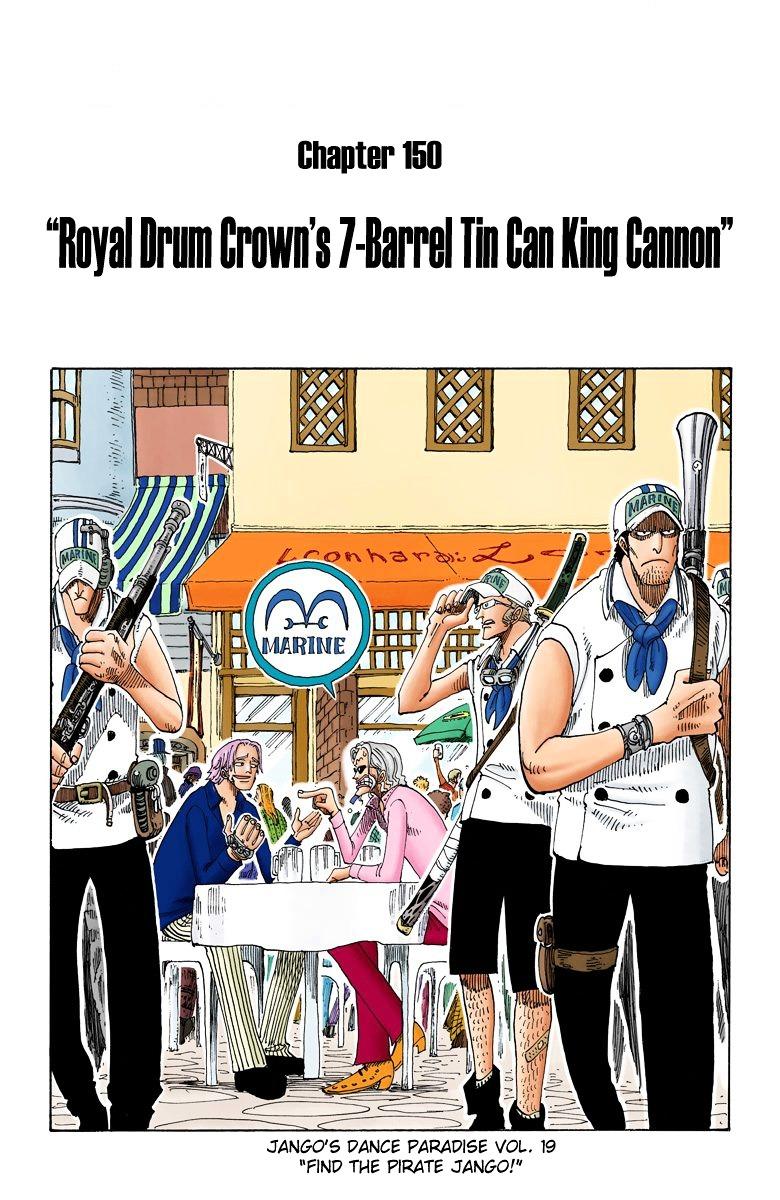 One Piece Chapter 150 V2 : Royal Drum Crown S 7-Barrel Tin Can King Cannon [Hq] page 2 - Mangakakalot