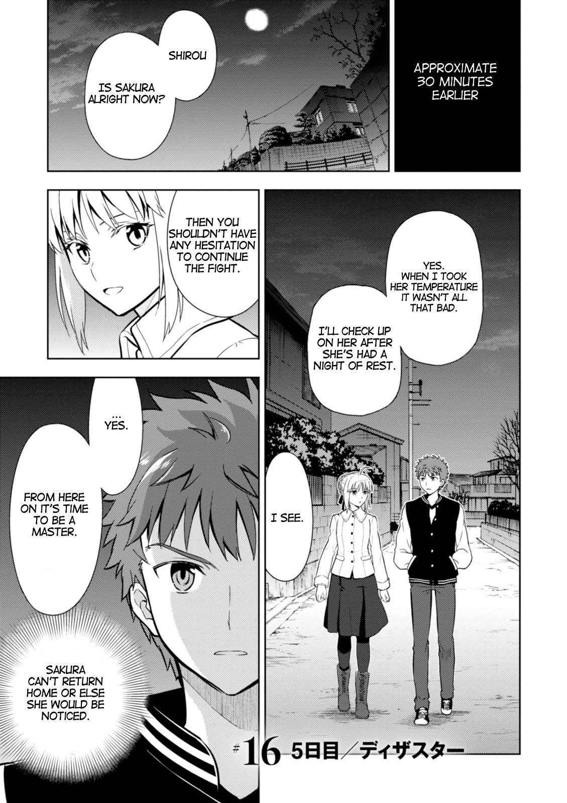 Read Fate/stay Night - Heaven's Feel Vol.5 Chapter 30 - Manganelo