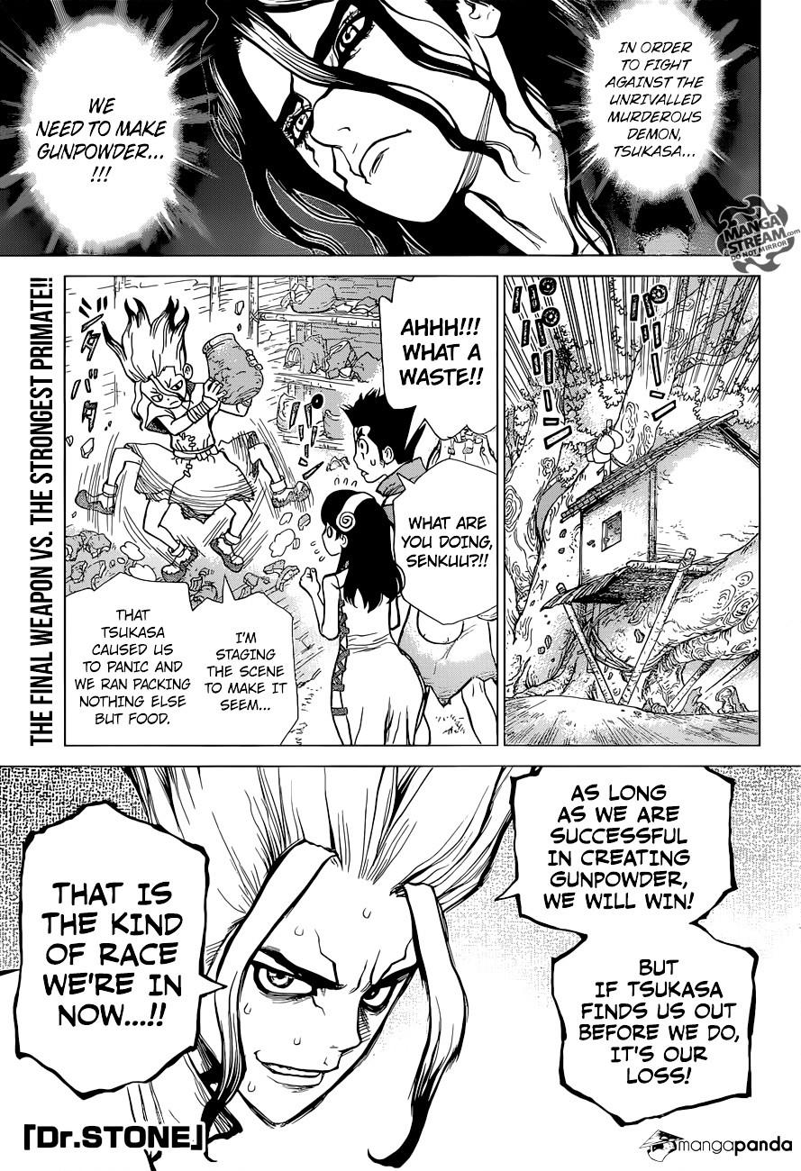 Read Dr. Stone Chapter 90: New World Map on Mangakakalot