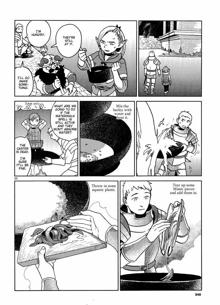 Dungeon Meshi Chapter 15 : Zosui page 20 - Mangakakalot