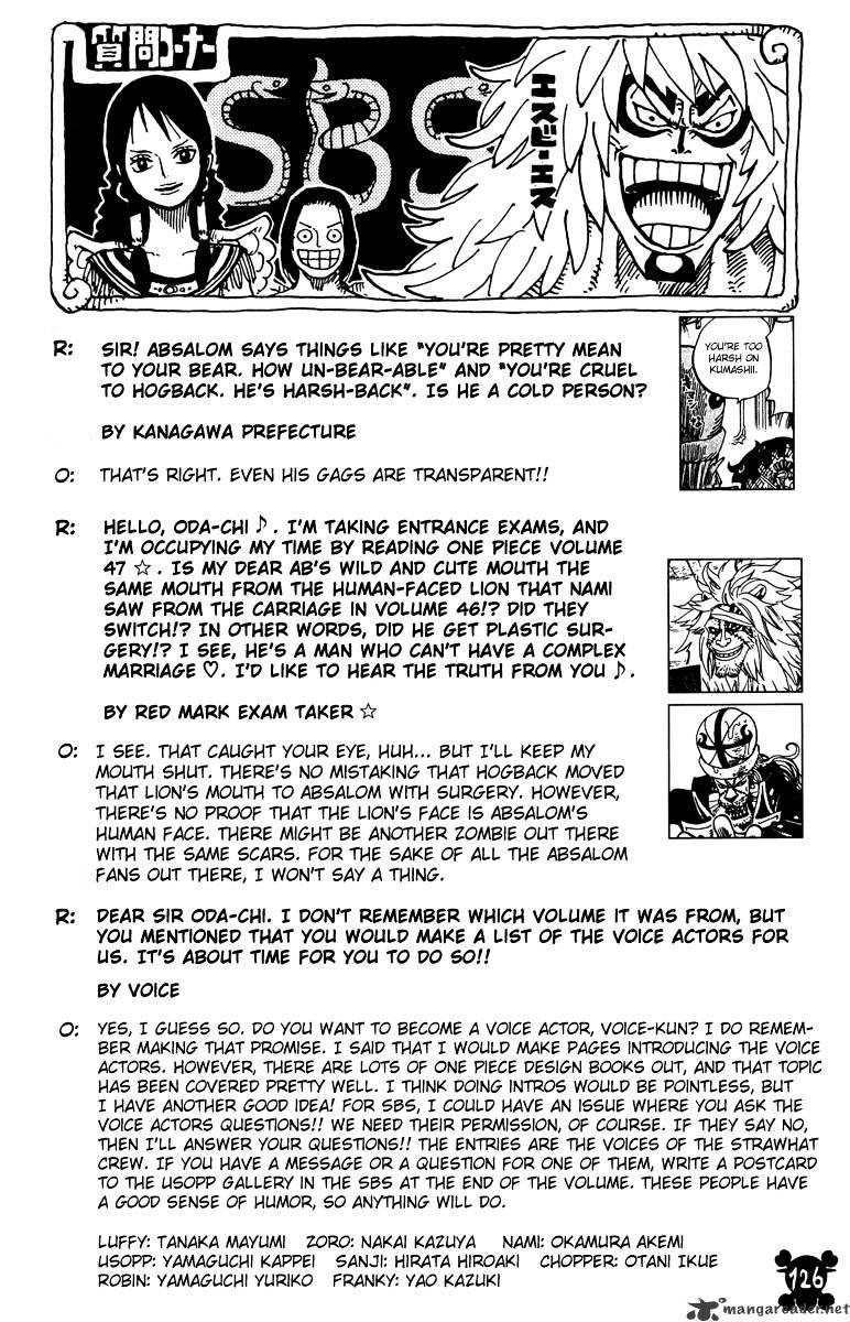 One Piece Chapter 465 : Pirate Usopp Vs. Mystrious Perona page 20 - Mangakakalot