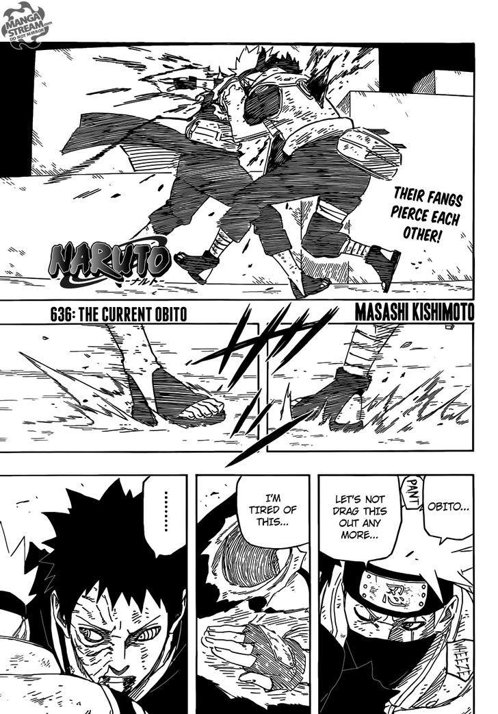 Vol.66 Chapter 636 – The Current Obito | 1 page