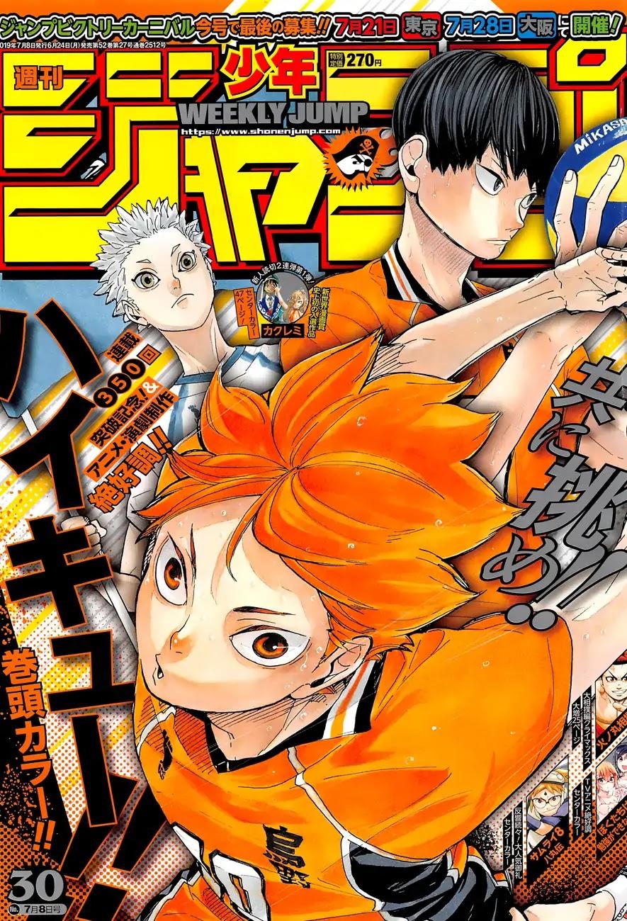 Anime Senpai - JUST IN: It has been announced that Haikyuu! Manga will be  ending in Chapter 402. Only 2 more chapters of Haikyuu! Manga are  remaining. Final Chapter will consist of
