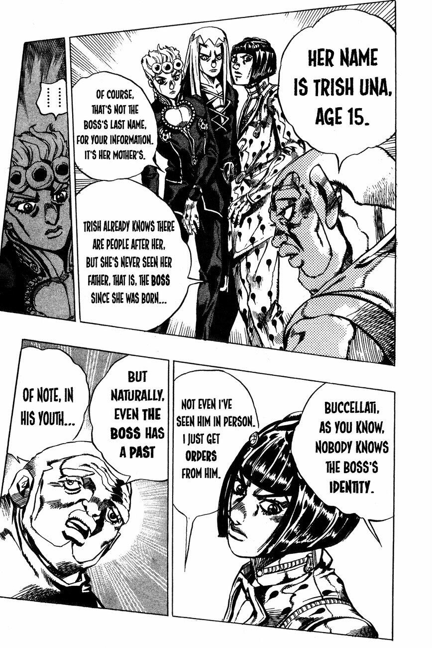 Jojo's Bizarre Adventure Vol.50 Chapter 469 : Officer Buccellati; First Orders From The Boss page 7 - 