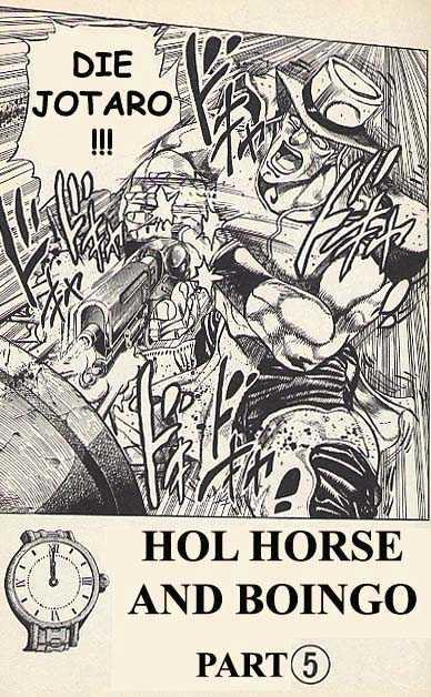 Jojo's Bizarre Adventure Vol.24 Chapter 221 : Hol Horse And Boingo Pt.5 page 1 - 